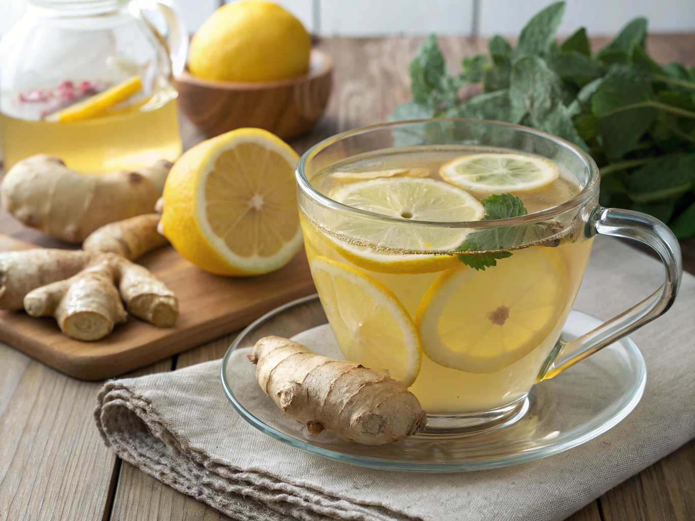 Lemon Ginger Tea Detox Recipe