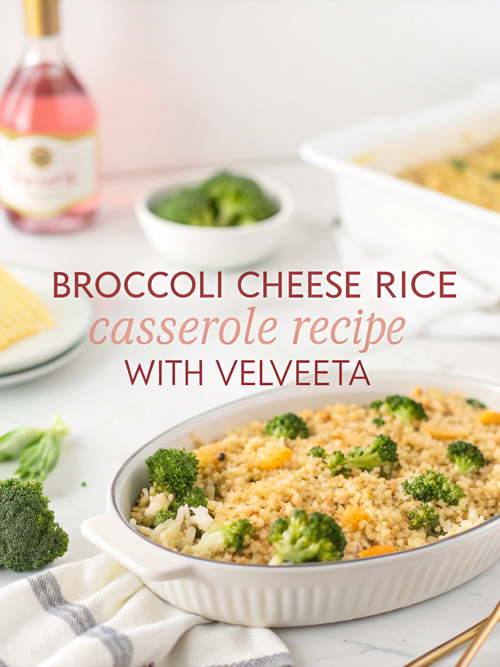 broccoli cheese rice casserole recipe with velveeta