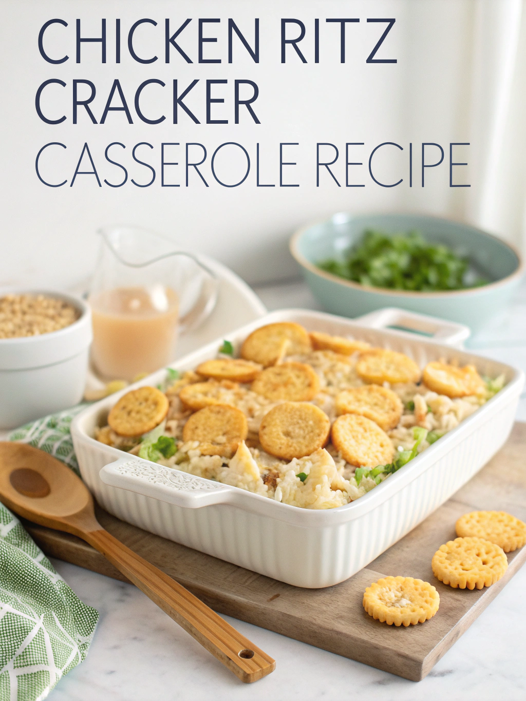 chicken ritz cracker casserole recipe