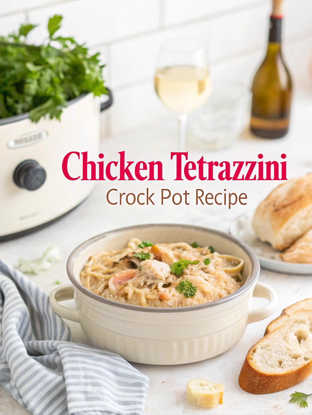 chicken tetrazzini crock pot recipe