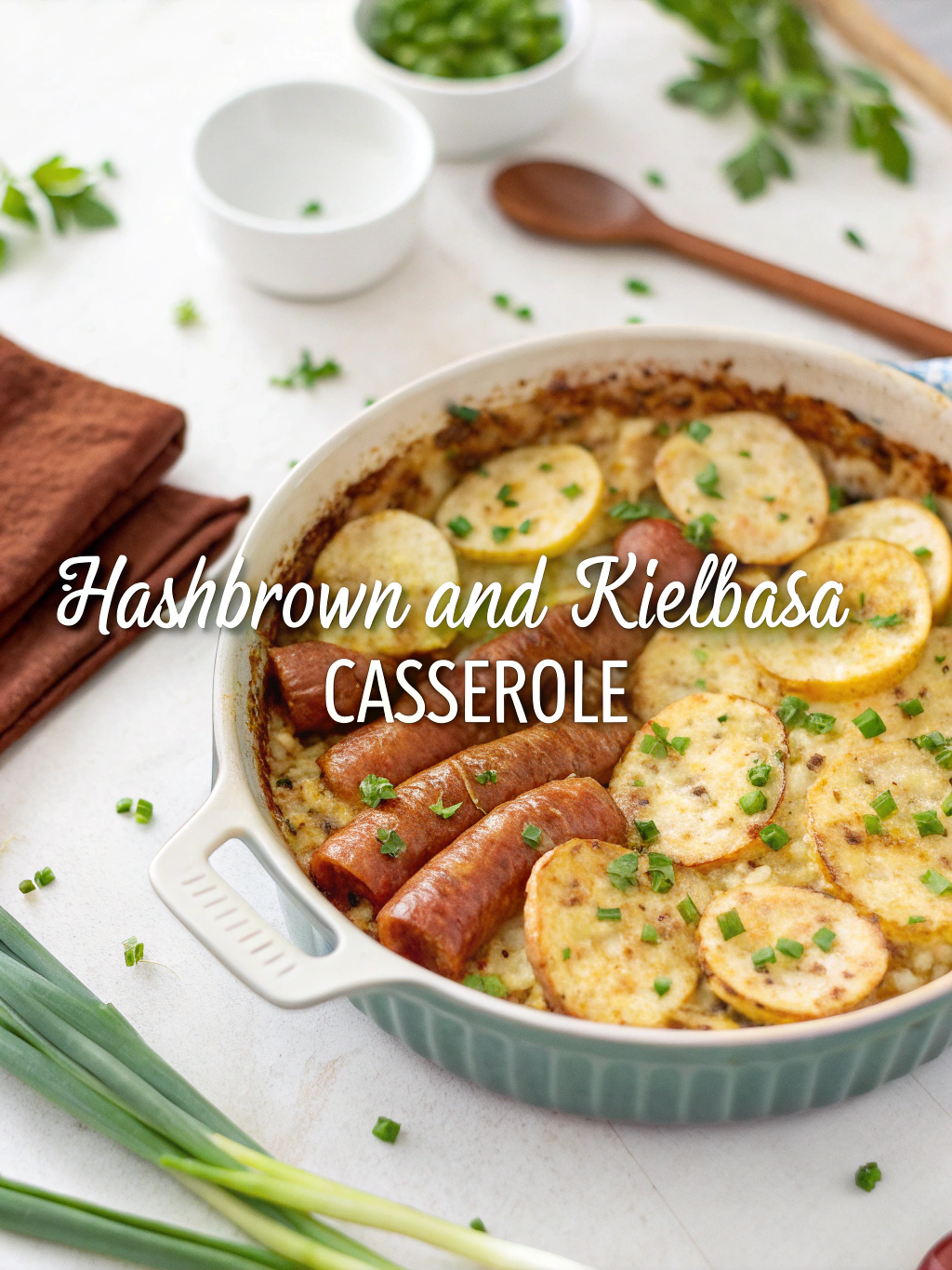 hashbrown and kielbasa casserole