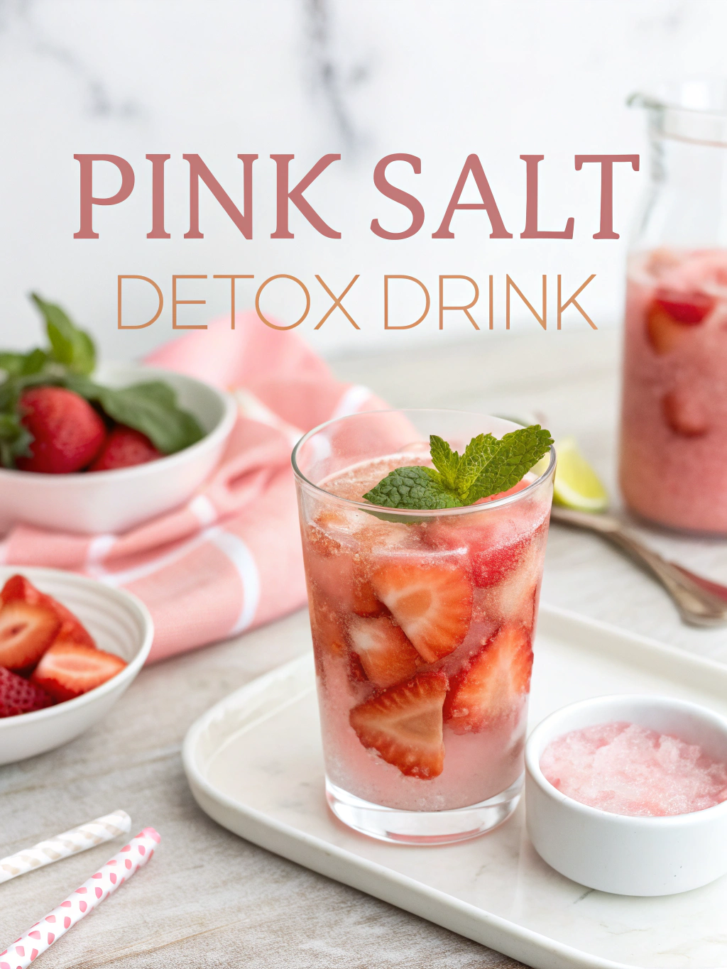 pink salt detox drink